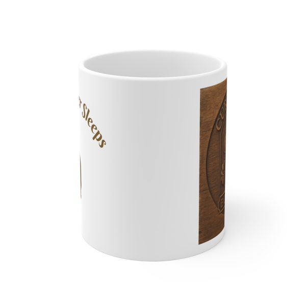 Wisdom Never Sleeps Mug - 11oz Coffee Cup, Owl Design, Perfect Gift for Teachers, Educational Decor, Unique Homeware, Inspirational [...] - Image 2