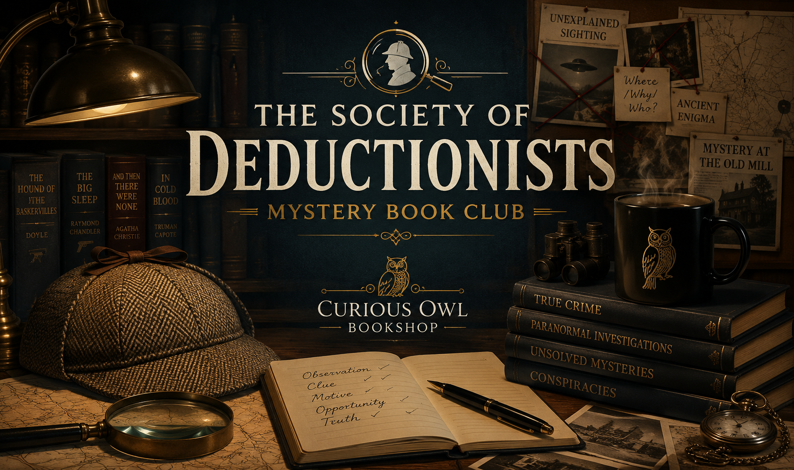The Society of Deductionists – Mystery Book Club