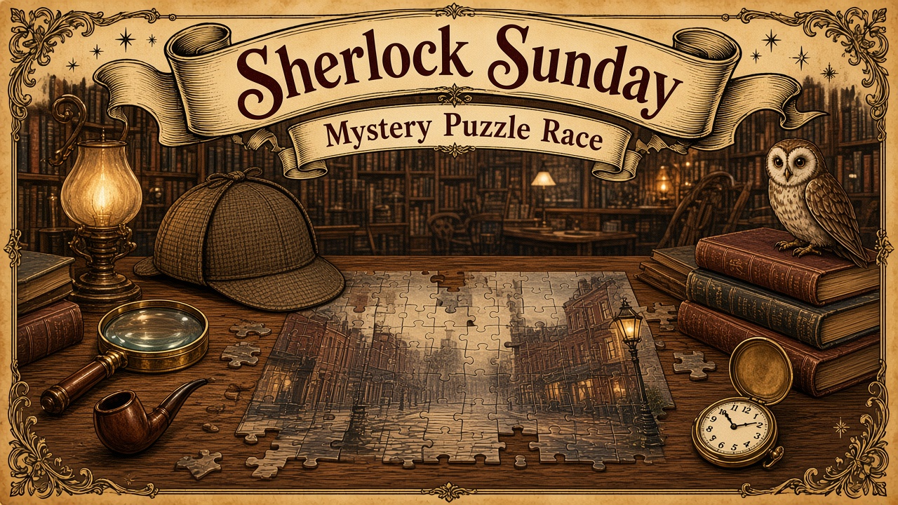 Sherlock Sunday: Mystery Puzzle Race